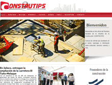 Tablet Screenshot of construtips.com.mx